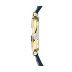 Montre Newport Originals Homme Cuir bleu et Acier inoxydable bicolore HERBELIN 12255T35, côté