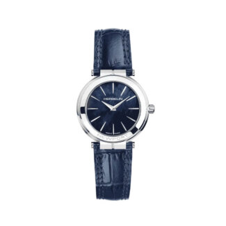 Montre Newport slim Femme cuir bleu et Acier inoxydable HERBELIN 16922AP60BL