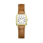 Montre Femme LUNA HERBELIN, Acier inoxydable doré et Cuir marron 17457P01GD