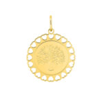 Pendentif Arbre de vie et cœur Or jaune 750/1000 ROBBEZ MASSON