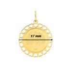 Pendentif Arbre de vie et cœur Or jaune 750/1000 ROBBEZ MASSON, diametre