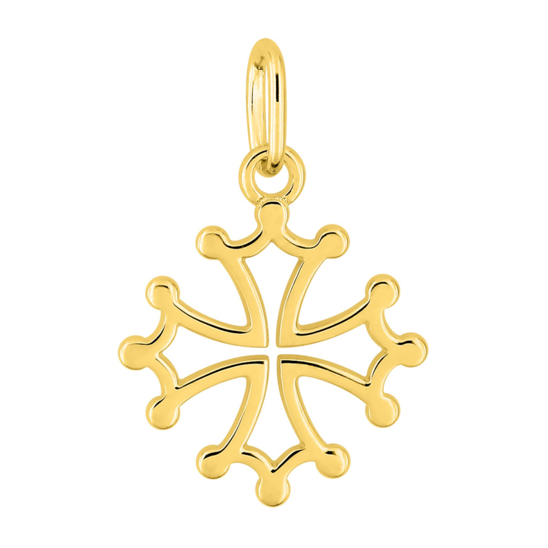 Pendentif-Croix-Occitane-Or-jaune-750-robbez-masson-3-7454-00 Pendentif Croix Occitane Or jaune 750/1000 ROBBEZ MASSON