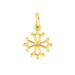 Pendentif Croix Occitane petit modèle Or jaune 750/1000 ROBBEZ MASSON