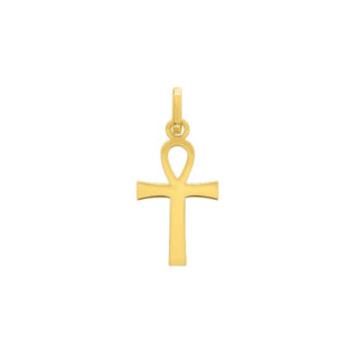Pendentif croix Egyptienne Ankh Femme Or jaune 750/1000 ROBBEZ MASSON