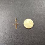 Pendentif croix Egyptienne Ankh Femme Or jaune 750/1000 ROBBEZ MASSON, taille