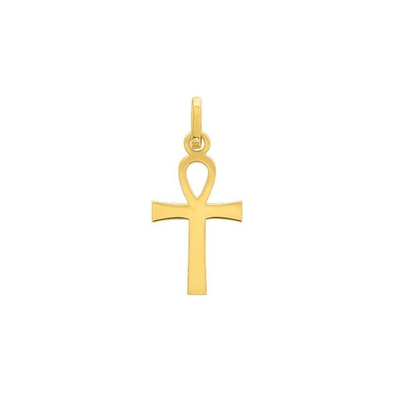 Pendentif-croix-Egyptienne-Ankh-Or-jaune-750-robbez-masson-3-7324-00 Pendentif croix Egyptienne Ankh Femme Or jaune 750/1000 ROBBEZ MASSON