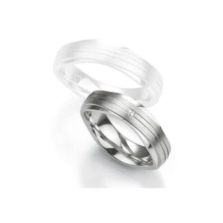 Alliance Argent 925/1000 et Diamant BREUNING