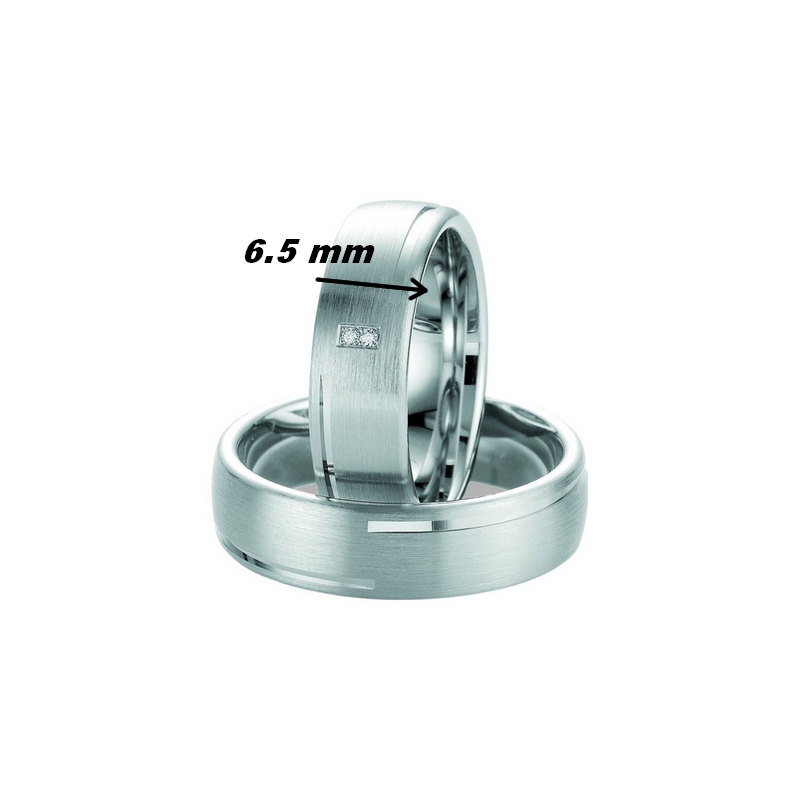 alliance-breuning-argent-925-et-diamants--48-08043-largeur Alliance Argent 925/1000 et 2 Diamants BREUNING, largeur
