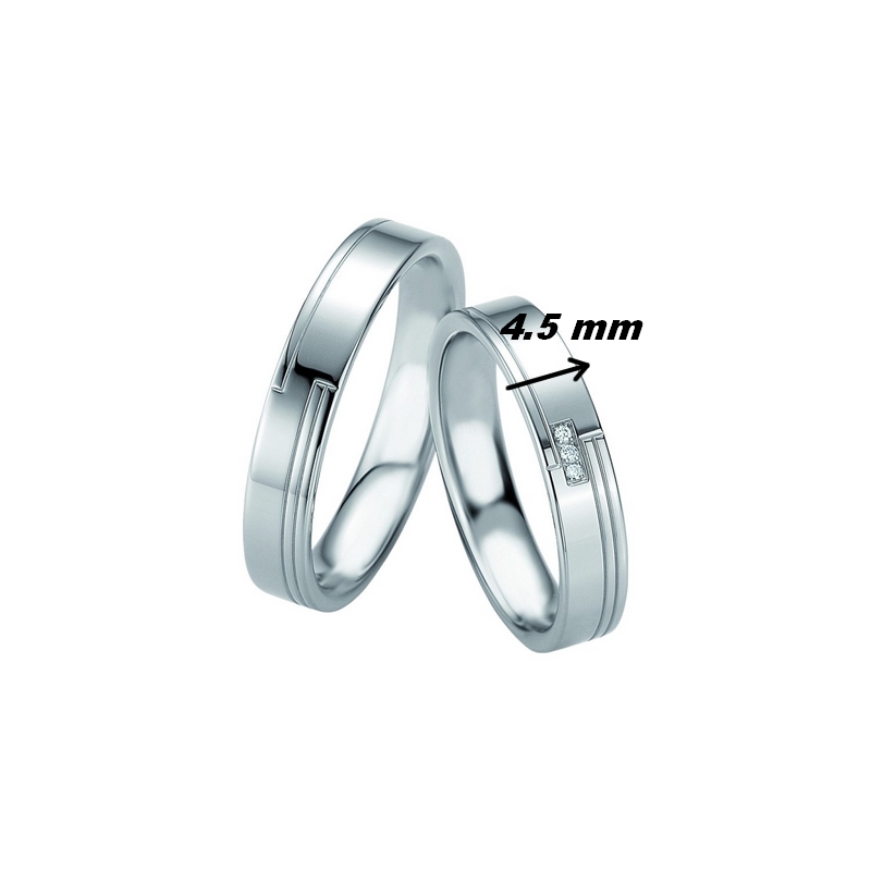 alliance-breuning-argent-925-et-diamants--48-08067-largeur Alliance Argent 925/1000 et 3 Diamants BREUNING, largeur