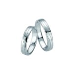 Alliance Argent 925/1000 et 3 Diamants BREUNING