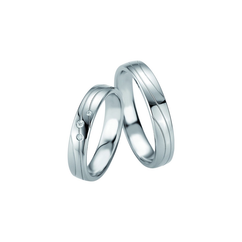 alliance-breuning-argent-925-et-diamants-48-08071 Alliance Argent 925/1000 et 3 Diamants BREUNING
