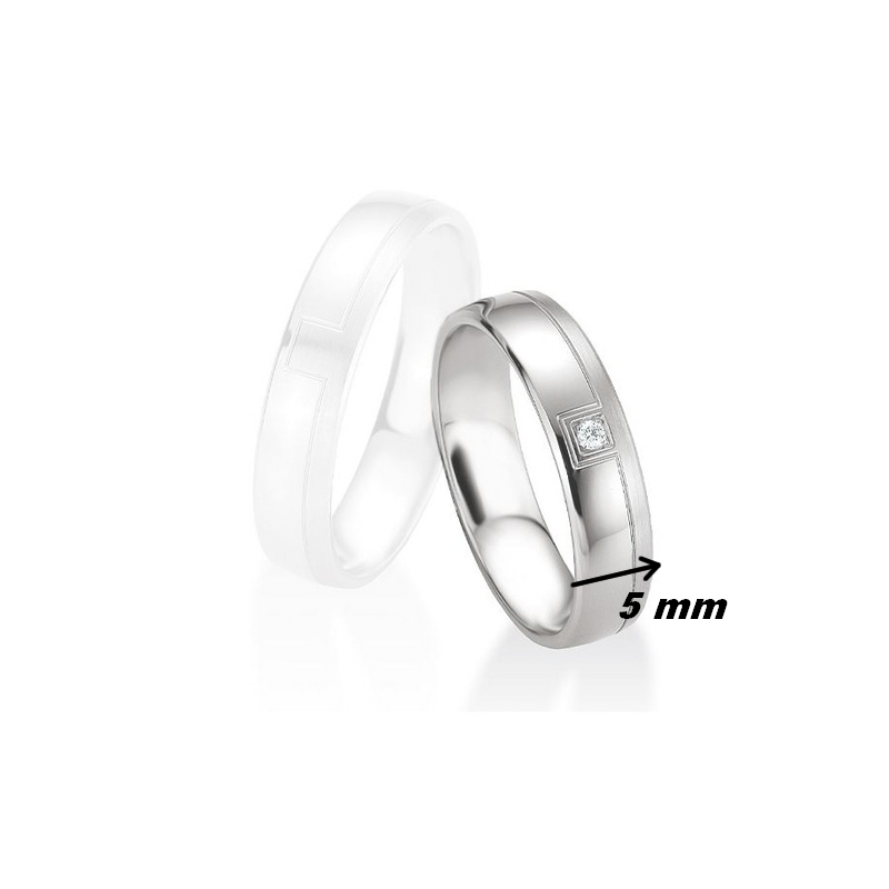 alliance-breuning-argent-925-et-diamants-48-08089-largeur Alliance Argent 925/1000 et Diamant BREUNING, largeur
