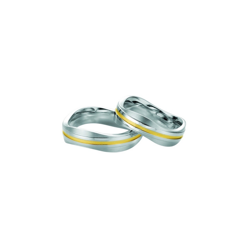 Alliance Argent 925/1000 et Argent doré BREUNING