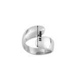 Bague croisée Femme Acier inoxydable ROBBEZ MASSON, largeur