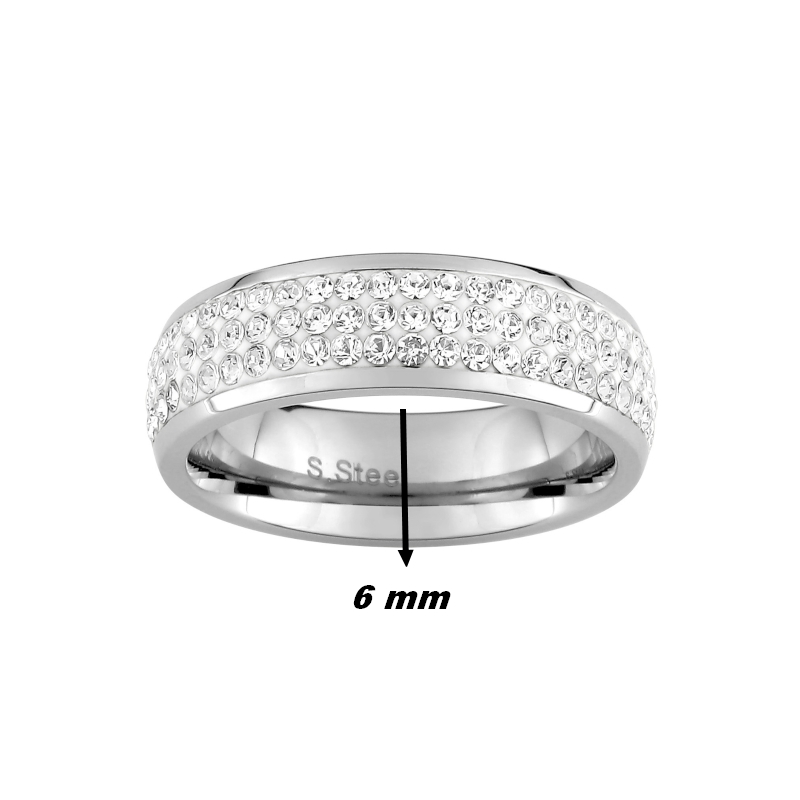 bague-femme-acier-inoxydable-et-oxydes-robbez-masson-437182-largeur Bague Femme Acier inoxydable et Oxydes de zirconium ROBBEZ MASSON, largeur