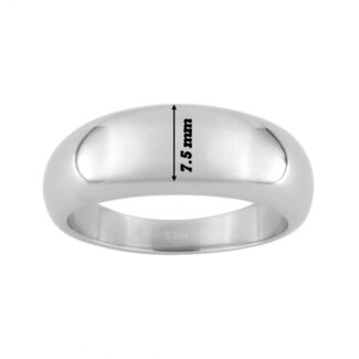 Bague Femme Acier inoxydable ROBBEZ MASSON, largeur
