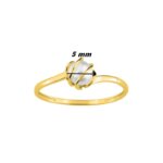 Bague Femme Or jaune 750/1000 et Perle de culture ROBBEZ MASSON, diamètre