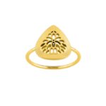 Bague goutte Femme Acier inoxydable doré ROBBEZ MASSON