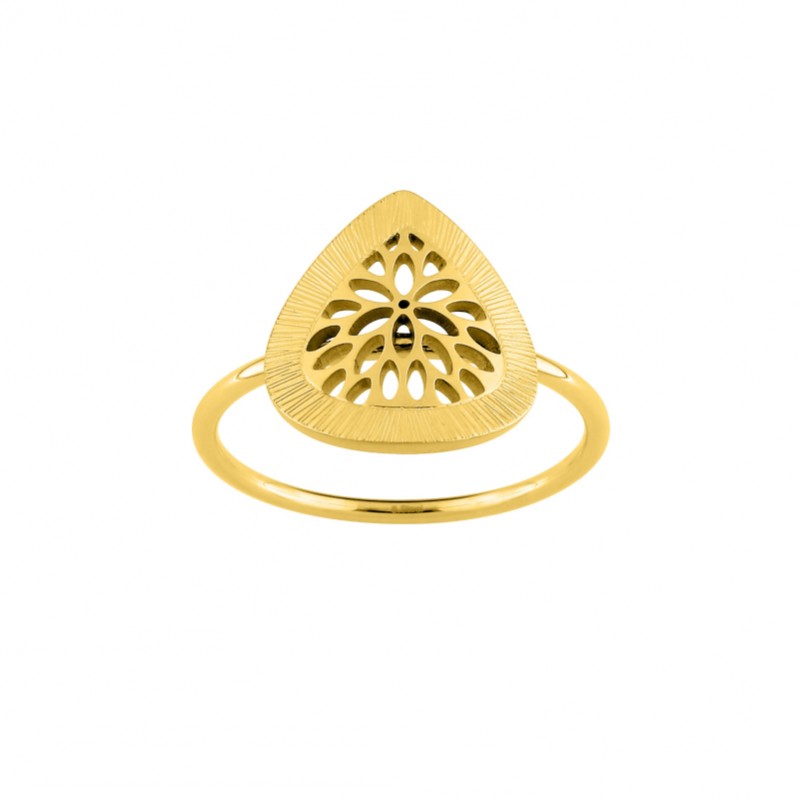 bague-goutte-femme-acier-inoxydable-doré-robbez-masson-437177 Bague goutte Femme Acier inoxydable doré ROBBEZ MASSON