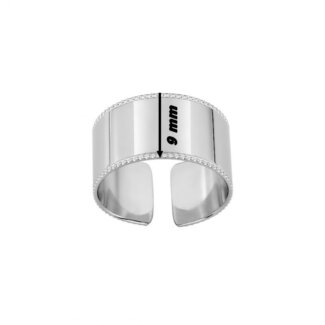 Bague large ouverte Femme Acier inoxydable ROBBEZ MASSON, largeur