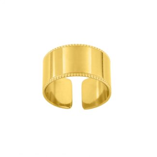 Bague ouverte Femme Acier inoxydable doré ROBBEZ MASSON