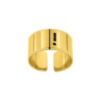 Bague ouverte Femme Acier inoxydable doré ROBBEZ MASSON, largeur