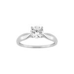 Solitaire Femme Or blanc 750/1000 et oxyde de zirconium ROBBEZ MASSON