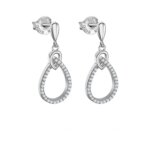 Boucles d’oreilles pendantes Gouttes Femme Argent 925/1000 et Oxydes de zirconium LOTUS LP3058-4/1