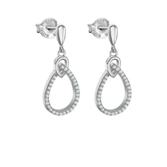 Boucles d’oreilles pendantes Gouttes Femme Argent 925/1000 et Oxydes de zirconium LOTUS LP3058-4/1