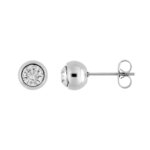 Boucles d’oreilles clous, boule Femme Acier inoxydable ROBBEZ MASSON 6 mm