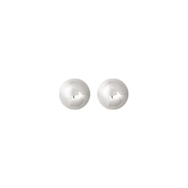 Boucles d’oreilles clous Femme boule 7 mm Argent 925/1000 ROBBEZ MASSON