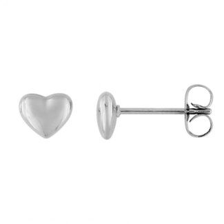 Boucles d’oreilles clous Cœur Femme Acier inoxydable ROBBEZ MASSON