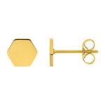 Boucles d’oreilles clous Femme Acier inoxydable doré ROBBEZ MASSON