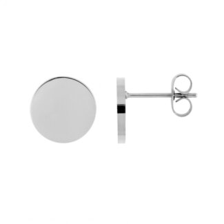 Boucles d’oreilles clous rond Femme Acier inoxydable ROBBEZ MASSON