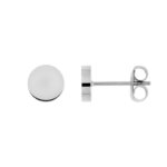 Boucles d’oreilles clous rond Femme, Acier inoxydable ROBBEZ MASSON