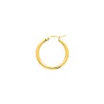 Boucles d’oreilles créoles Femme Acier inoxydable doré ROBBEZ MASSON