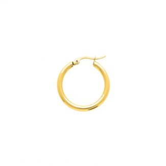 Boucles d’oreilles créoles Femme Acier inoxydable doré ROBBEZ MASSON