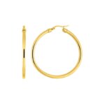Boucles d’oreilles créoles Femme Acier inoxydable doré ROBBEZ MASSON