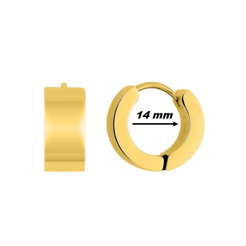 boucles-oreilles-creoles-femme-acier-inoxydable-doré-robbez-masson-435330-diametre Boucles d’oreilles créoles larges Femme Acier inoxydable doré ROBBEZ MASSON, diamètre