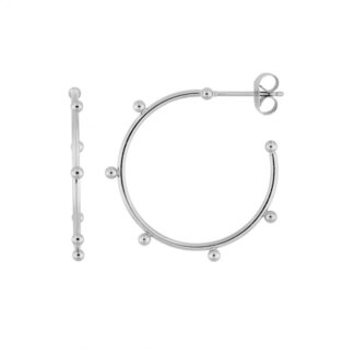 Boucles d’oreilles demi créoles Femme Acier inoxydable ROBBEZ MASSON