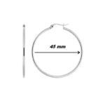 Boucles d’oreilles créoles Femme, Acier inoxydable ROBBEZ MASSON, diamètre