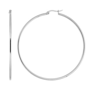 Boucles d’oreilles créoles Femme Acier inoxydable ROBBEZ MASSON