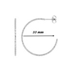 Boucles d’oreilles créoles Femme Acier inoxydable ROBBEZ MASSON, diamètre
