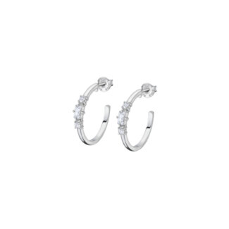 Boucles d’oreilles créoles Femme Argent 925/1000 et Oxydes de zirconium LOTUS LP2007-4/1