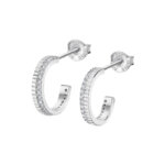 Boucles d’oreilles créoles Femme Argent 925/1000 et Oxydes de zirconium LOTUS LP3284-4/1