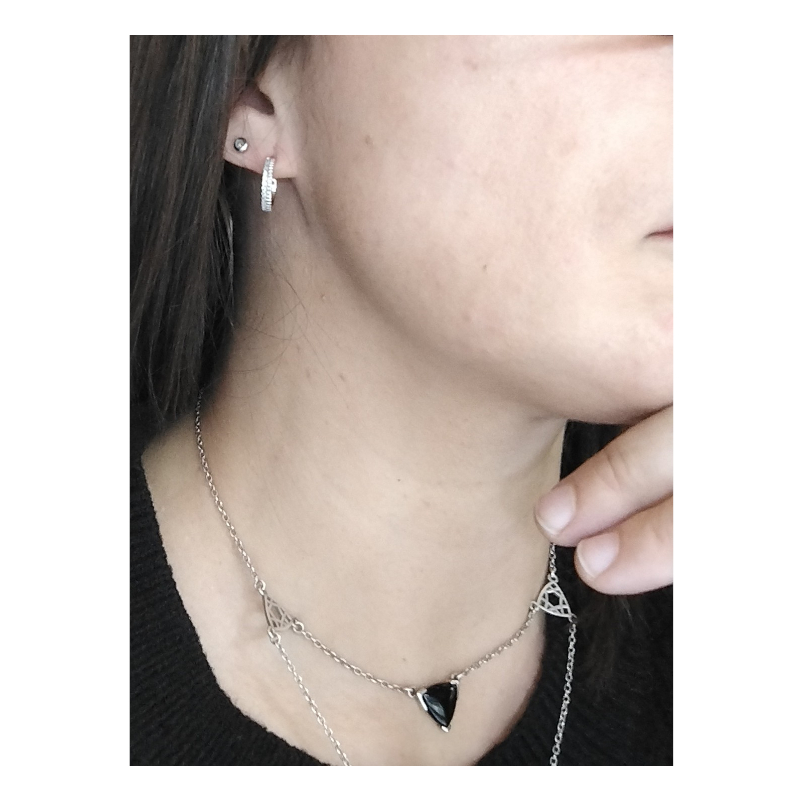 boucles-oreilles-créoles-femme-argent-925-et-oxydes-LOTUS-LP3284-4-1-portées Boucles d’oreilles créoles Femme Argent 925/1000 et Oxydes de zirconium LOTUS LP3284-4/1 portées