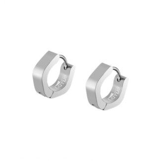 Boucles d’oreilles créoles Homme Acier inoxydable LOTUS LS2155-4/1