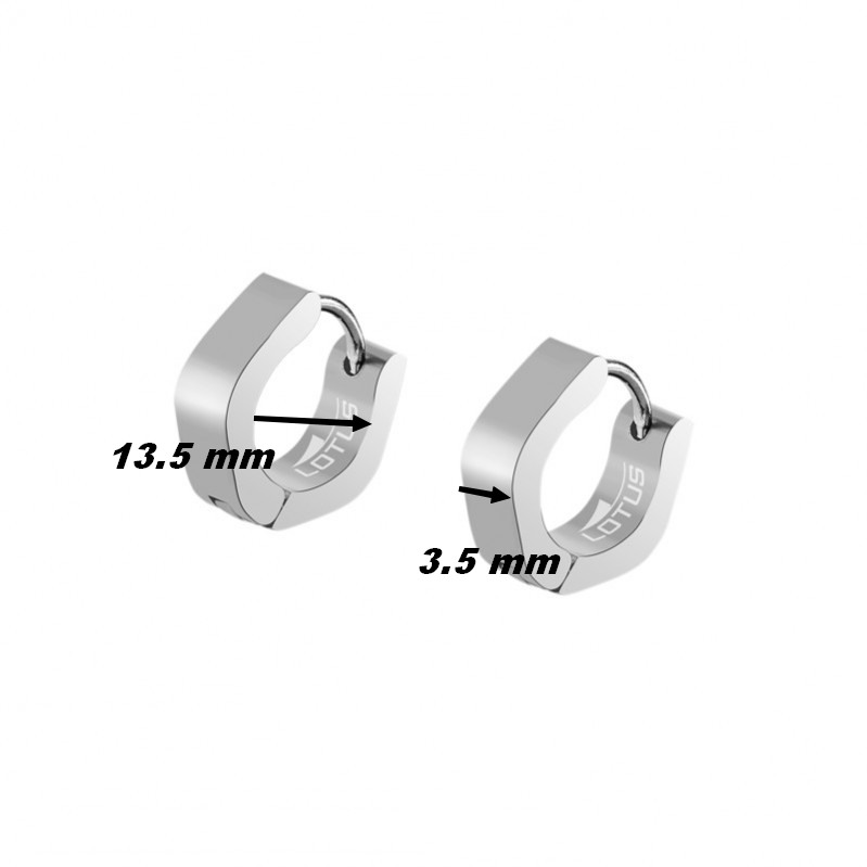 boucles-oreilles-creoles-homme-acier-inoxydable-LOTUS-LS2155-4-1-dimensions Boucles d’oreilles créoles Homme Acier inoxydable LOTUS LS2155-4/1, dimensions
