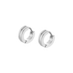 Boucles d’oreilles créoles Homme Acier inoxydable LOTUS LS2156-4/1
