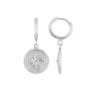Boucles d’oreilles créoles pendantes Femme Acier inoxydable ROBBEZ MASSON